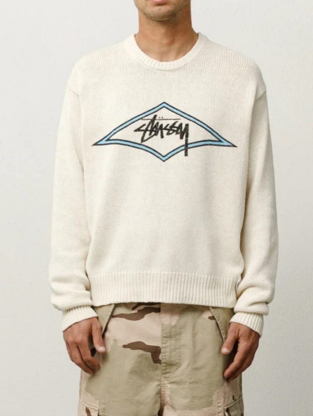Stussy Surf Team Knit Sweater Medium